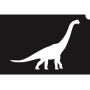 Glittertattoo Schablone Diplodocus (5er Pack)