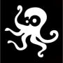 Glittertattoo Schablone Octopus (5er Pack)