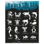 Glimmer Under The Sea Schablonenset met poster