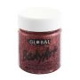 Global Bodyart Glittergel Rot