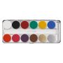 Kryolan Aquacolor SN Palette 12 Farben