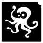 Glittertattoo Schablonen Octopus Twirl (5er Pack)