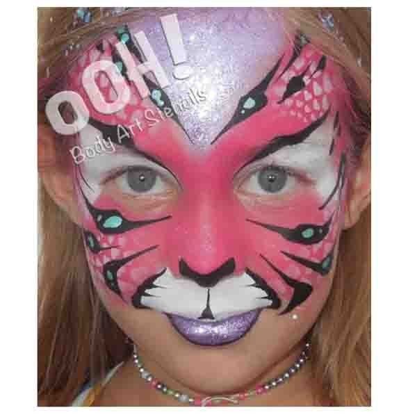 oOh Body Art Stencils S03 - Face Paint Shop