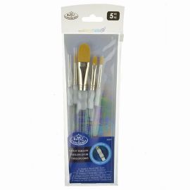 Royal Brush Soft Grip Set 5 Facepainting Brushes