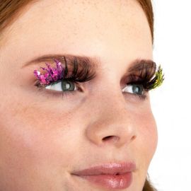 Pxp False Blue Glitter Eyelashes|Calypso Style