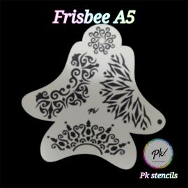 Frisbee Facepaintingstencil B8