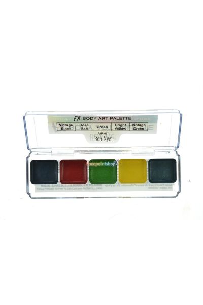 Ben Nye Body Art Palette auf Alkohol-Basis