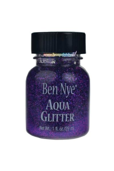 Ben Nye Aqua Glitter Lila