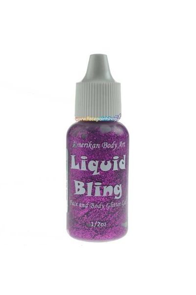 Amerikan Body Art Flüssigkeit Bling Fushsia 15ml