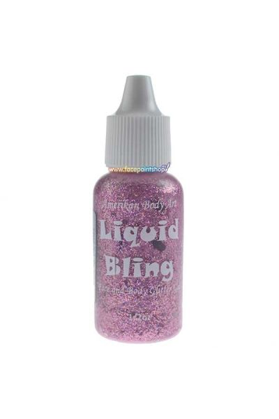 Amerikan Body Art Flüssigkeit Bling Tickled Pink 15ml