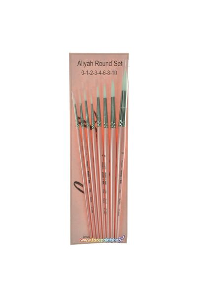 Aliyah Pinsel Rundes Set