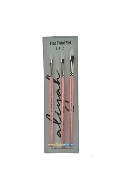 Aliyah Flat Petal Pinsel Set 3 Stück