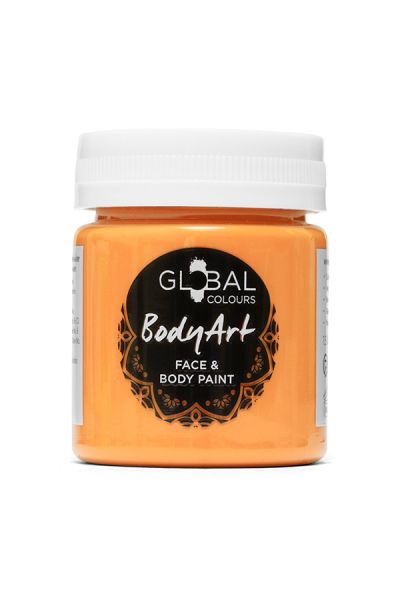 Global Bodyart Flüssigfarbe Orange 45ml