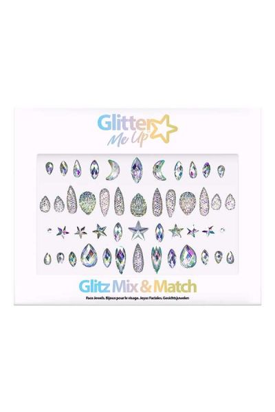 Gesichtsjuwelen Glitzer Mix & Match