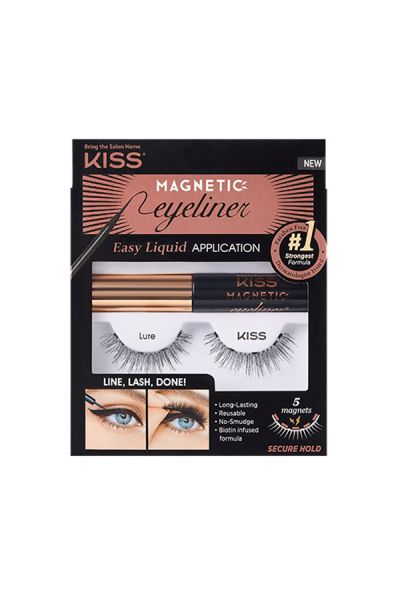 Kiss Magnetischer Eyeliner & Wimpern Kit 01 Lure