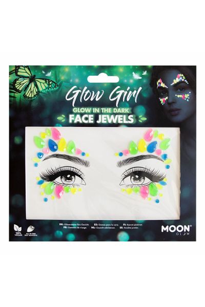 Gesichtsjuwelen Glow In The Dark Glow Girl