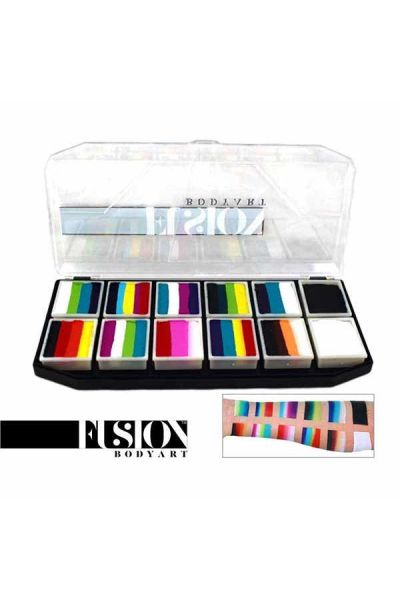 Fusion Body Art Regenbogen Explosion Palette