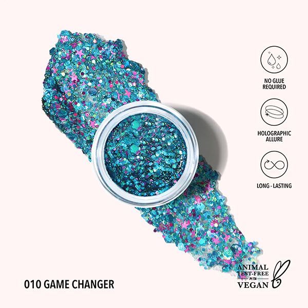 Moira Hologram Glitter Gel Game Changer 010