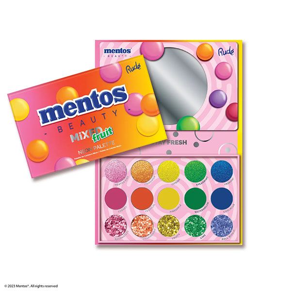  Rude Mentos Gemischte Früchte Neon Palette