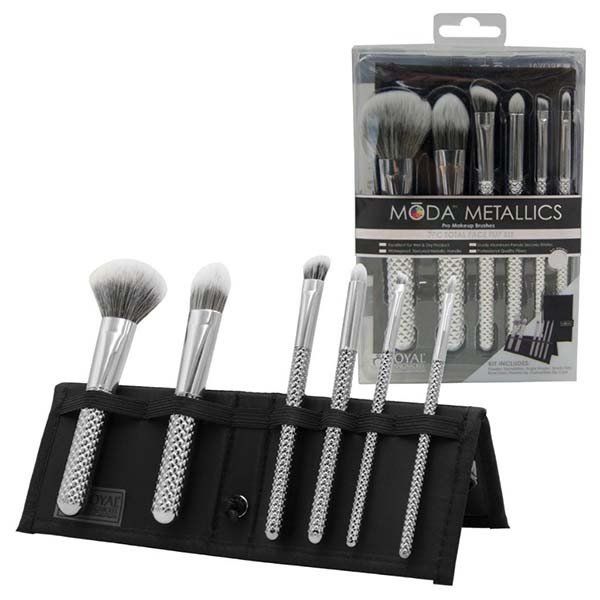 Royal Brush Moda Professionelles Makeup-Pinselset 7-teilig