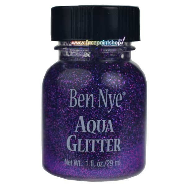 Ben Nye Aqua Glitter Lila