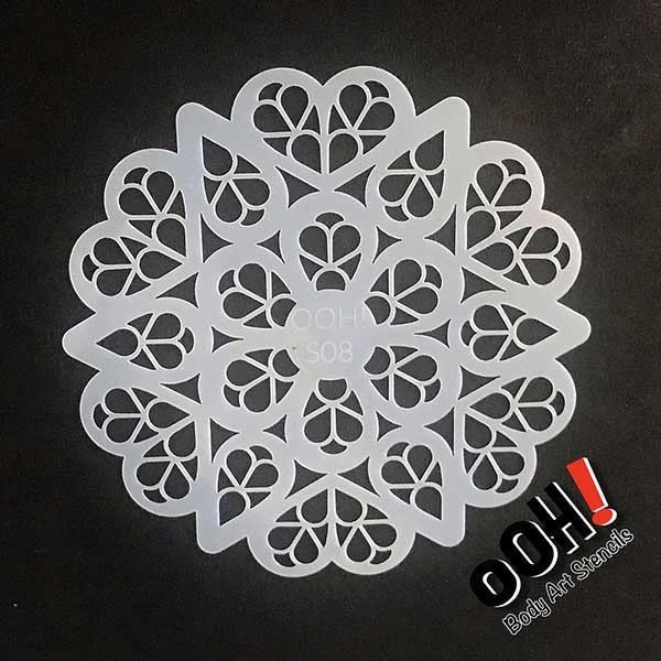 oOh Body Art Stencils S08