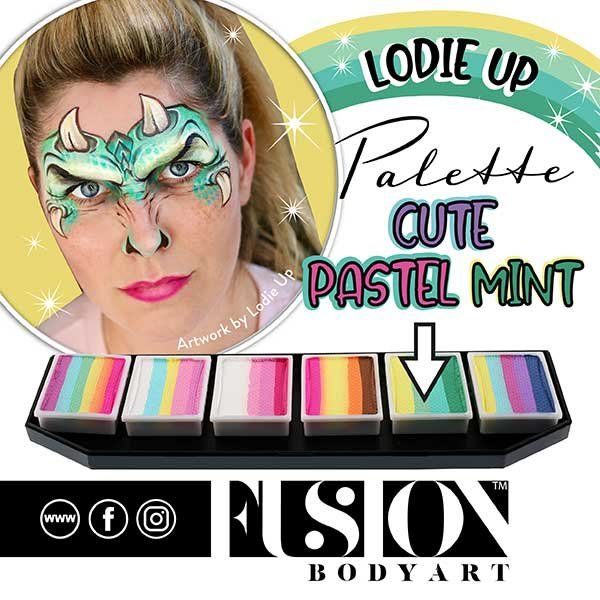 Fusion Lodie Up Cute Pastell Regenbogen Palette