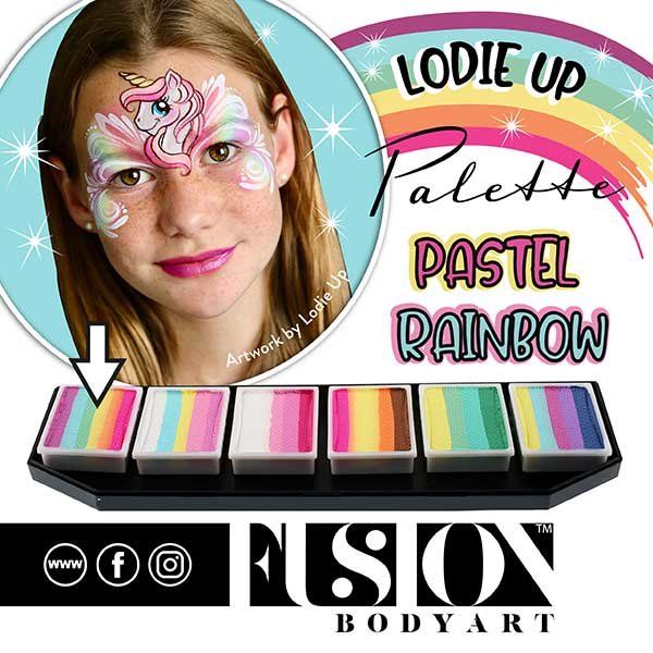 Fusion Lodie Up Cute Pastell Regenbogen Palette