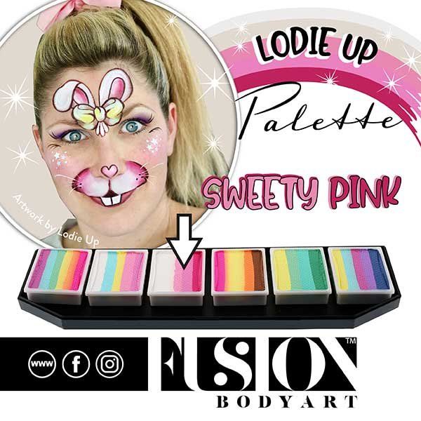 Fusion Lodie Up Cute Pastell Regenbogen Palette