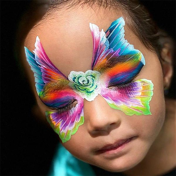 Fusion Body Art Face Painting Split Cakes - LODIE UP Pastell Regenbogen | 30g