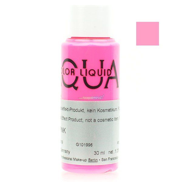 Kryolan Aquacolor Flüssigkeit Uv Farbe Rosa