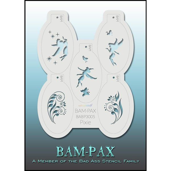 Bad Ass Bam-Pax Pixie Schablone