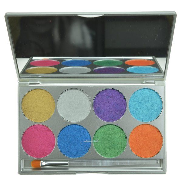 Mehron Paradise Makeup AQ 8-Farben-Palette Brïllant