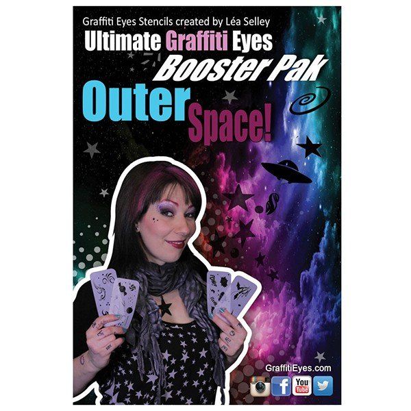 Lea Selley Ultimate Graffiti Eyes Booster Pack Outer Space