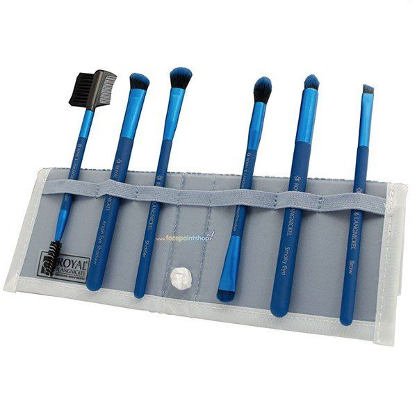 Royal Brush Moda Professionelle Make-up Pinsel Set 7 pc Blau