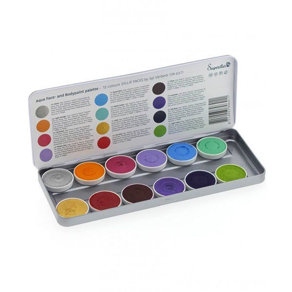 Superstar Aqua Face & Bodypaint Palette von Syl Verberk