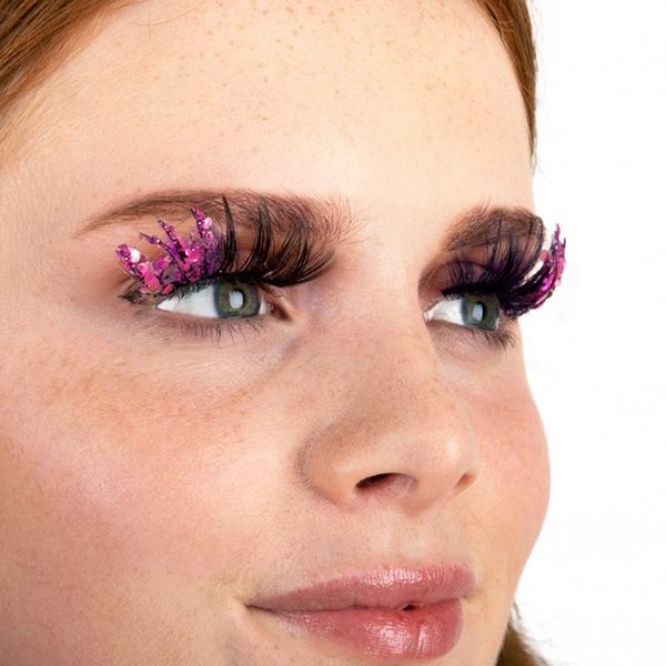 Pxp Falsche Wimpern Rosa Glitter|Barranquilla Style