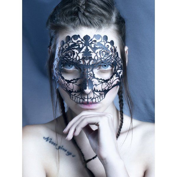 Gesicht Spitze Skullace Maske