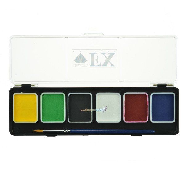 Diamond Fx 6 Farben Facepainting-Palette