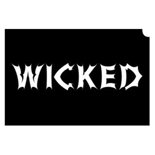 Glittertattoo Schablonen Wicked (5er Pack)