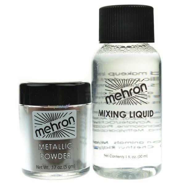 Mehron Metallic Powder Bronze mit Anmischflüssigkeit