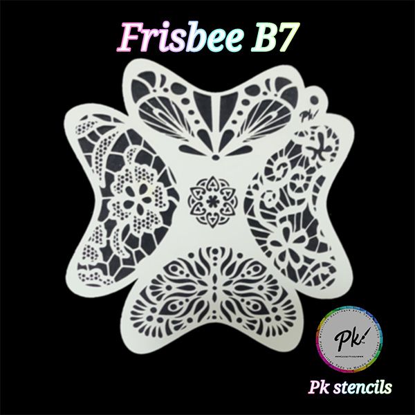 Frisbee Facepainting-Schablone B7