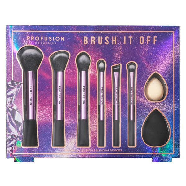 Euphoric Glam - Brush It Off Makeup Pinsel & Blender Set