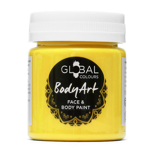 Global Liquid Bodyart Gelb 45ml