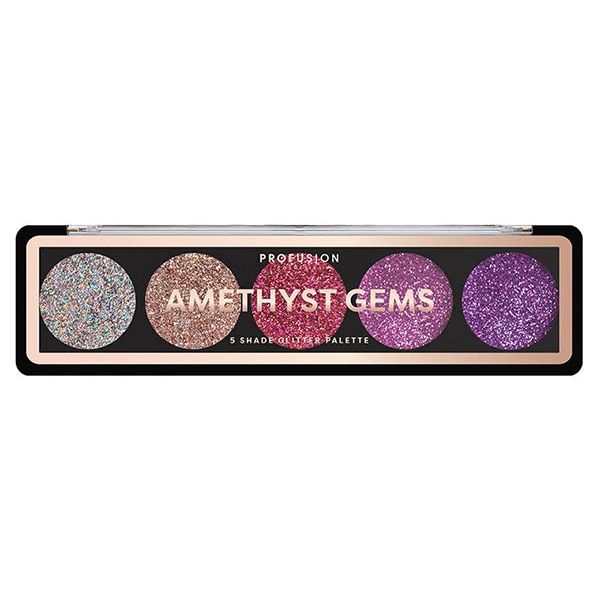 Profusion Glitter Palette Amethyst Edelsteine