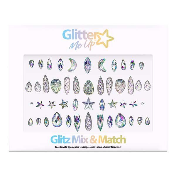 Gesichtsjuwelen Glitzer Mix & Match