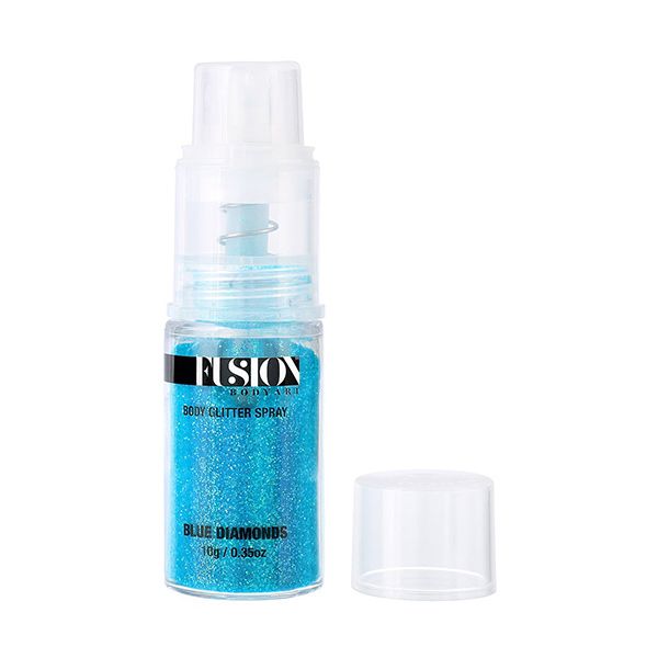 Fusion Glitter Pump Spray Blaue Diamanten