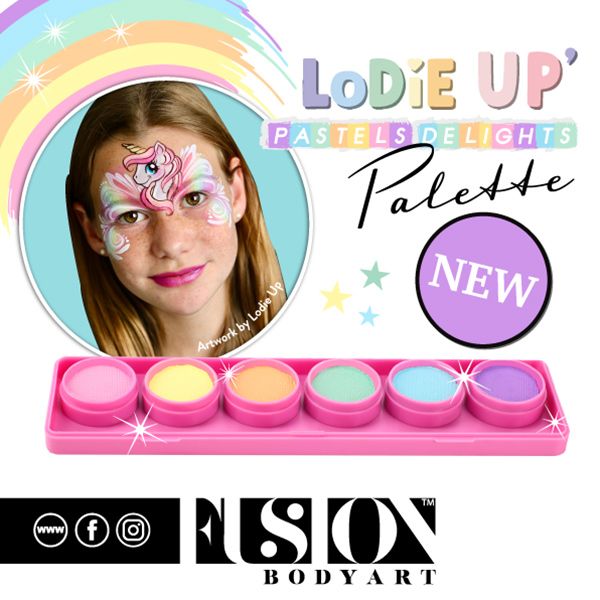 Fusion Elodie's Pastel Delights Regenbogen Palette