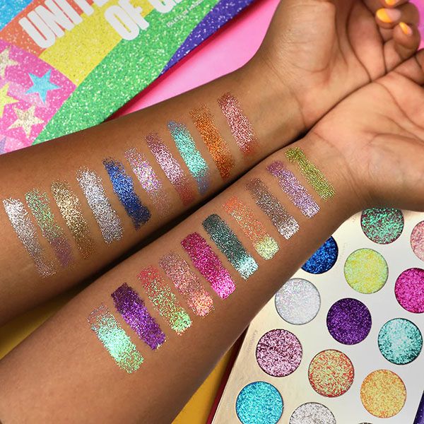 United Shades of Glitter - 21 Pressed Glitter Palette